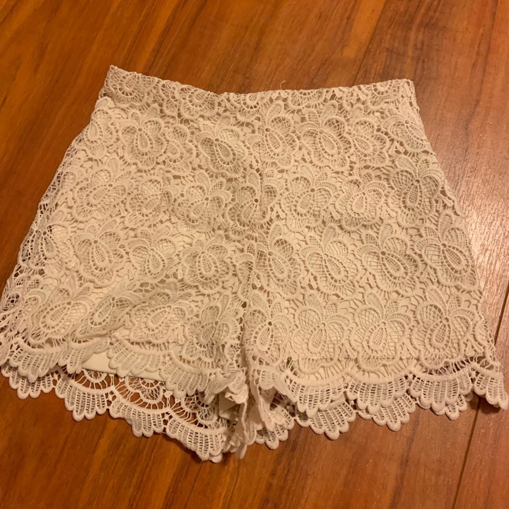 Lace shorts